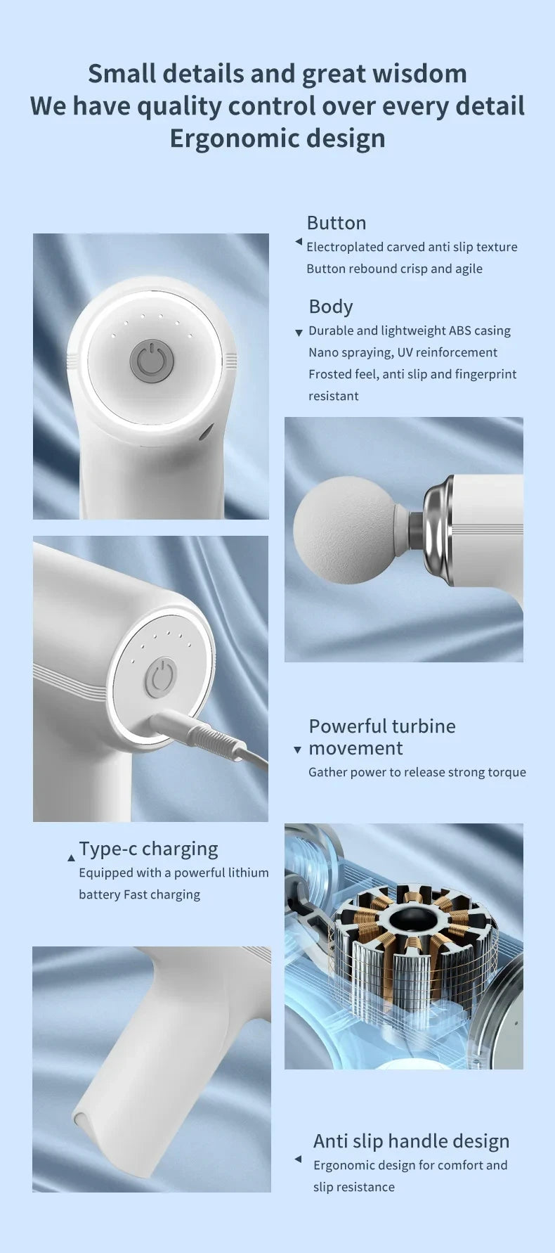 RelaxaVibe Mini Percussion Massage Gun